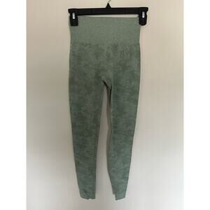 Gymshark Camo Green Leggings XS